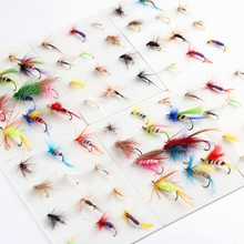 36pcs Promotion Fly fishing Hooks  Butterfly Insects Style Salmon Flies Trout Single Hook Dry Fly Fishing Lure Fishing Tackle