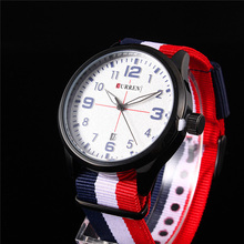 Relogio Masculino New CURREN 8195 Quartz Watch Men Brand Luxury Wristwatches Men Auto Date Military Leather