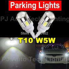 Free Shipping 2pcs Extreme Bright High Power Xenon White 168 194 2825 LED Lamp Bulbs Car Parking Lights Position Light