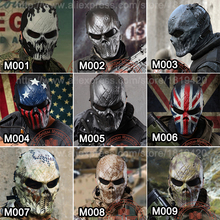 Outdoor Wargame CS Military Camouflage Tactical Airsoft Paintball Full Face Protection Halloween Cosplay Horror SWAT Skull Masks