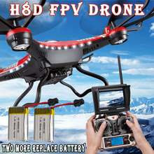 Drone JJRC H8D 2.4Ghz Headless Mode One Key Return 5.8G FPV RC Quadcopter + 2MP Camera Updated JJRC H8C 300M Control +2 Battery