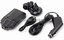 Cheap H198 Car DVR with 2 5 Inch 270 Degree Rotated Screen 6 IR LED 720P