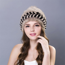 2016 new arrival mink fur hat for women winter dress 5 colors available beanies hat keep warm free size fashion hat