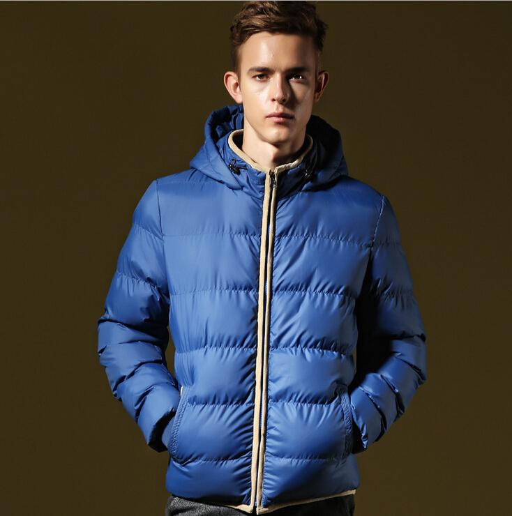 Brand Outdoor Wear Men s Down Parkas Clothes Fashion Hooded Winter Warm Cotton Casual Jacket Coats