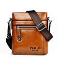 GENUINE LEATHER cowhide Shoulder leisure men s bag business messenger portable casual briefcase POLO bag sacoche