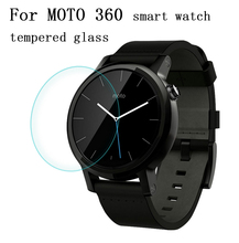 2 5D Ultra Thin high quality screen protector Tempered Glass for Motorola MOTO 360 smart watch