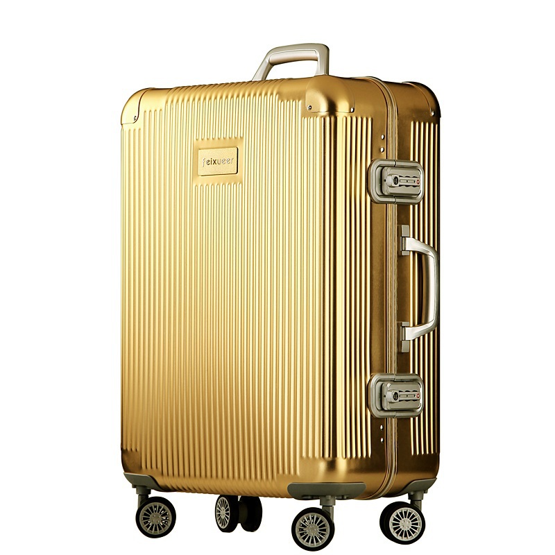Aluminium Magnesium Alloy trolley luggage,High quality full metal travel bag luggage,Spinner wheels luggage,Aluminum luggage