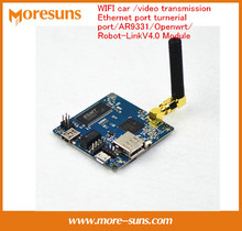 Fast Free Ship Robot Car WIFI car /video transmission/Ethernet port turnerial port/AR9331/Openwrt/Robot-LinkV4.0 Module