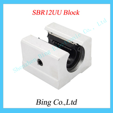 3d printer SBR12UU 12mm Linear Ball Bearing Block CNC Router SBR12 linear guide for 3d printer