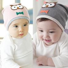 New Baby Boys Girls Hat Cotton Blends Caps Newborn Infant Baby Hat Owl Print