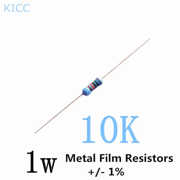 10 Ohm 1w Metal Film Resistor 5/% UK Seller