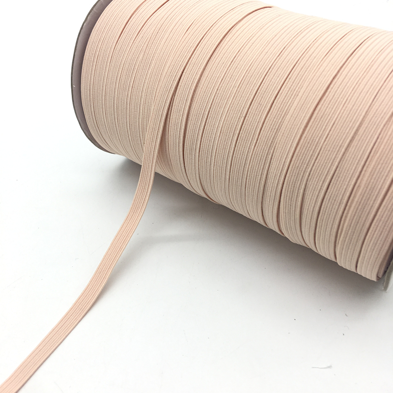 Description Picture 6 of item(32 color) 5yards/lot 7mm Elastic Ribbon Multirole Thickening Satin Elastic Band Trim Sewing Spandex Lace Trim