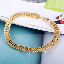 Free shipping gold  bracelet,Fashion jewelry men classic bracelets,Nickel free anti allergic,high quality E-shine Jewelry