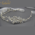 Free Shipping Rhinestone Bridal Headpiece Satin Ribbon Wedding Hair Accessories