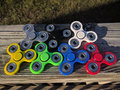 Color Tri Spinner Fidget Toy ceramics bearing hand spinner office tot SpinGett SPINPAL EDC Spinner Fidget
