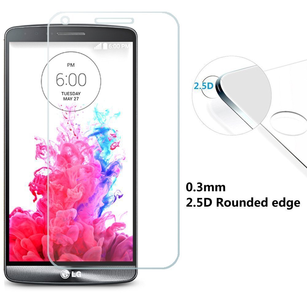 G3 0 26mm Explosion proof Tempered Glass For LG G3 D855 With Retail Box Screen Anti