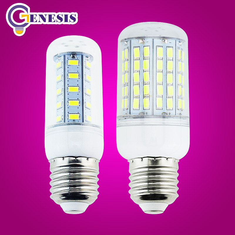 LED corn bulb 5730 SMD 9w 12w 15w 18w 20w LED lights E27 E14 110V 220V 240V lamps Cold Warm White Free Shipping