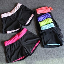 women s running short fast drying yo ga exercise fitness leggings female anti emptied under layer