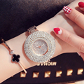 Bling Crystal Rhinestone Women Watches Luxury Stainless Steel Bracelet Ladies Qaurtz Watch For Women Relogio Feminino