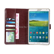 Stand woven pattern jeans pattern pu Leather Flip Case For Samsung Galaxy Tab S 8 4