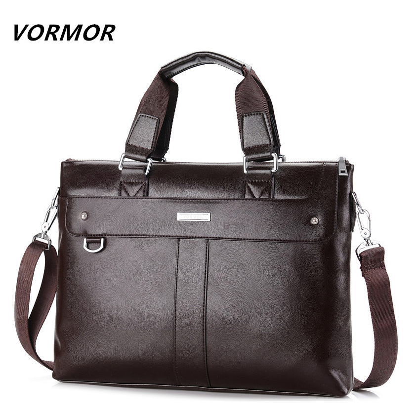 2016 Men Casual Briefcase Business Shoulder Bag Leather Messenger Bags Computer Laptop Handbag Bag Men s