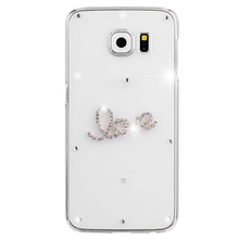 mobile Phones Accessories Rhinestone case For samsung galaxy s6 edge g9250 DIY diamonds bling crystal back