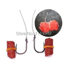 Promotions 130pcs Bloodworm Expanded Particles Free shipping New Lures bait Carp Hard Baits Outdoor sports Wholesale retail Red
