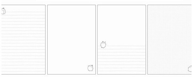 2015-2016 Cute Kawaii Notebook Cartoon Molang Rabbit Journal Diary Planner Notepad for Kids Gift Korean Stationery23