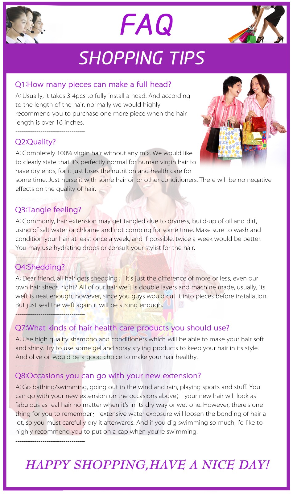 19 in normal 3 bundles or 4 bundles will enough full the head