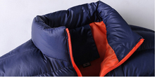 Winter jacket men 2015 new arrival fashion casual slim fit down jacket parka solid stand collar