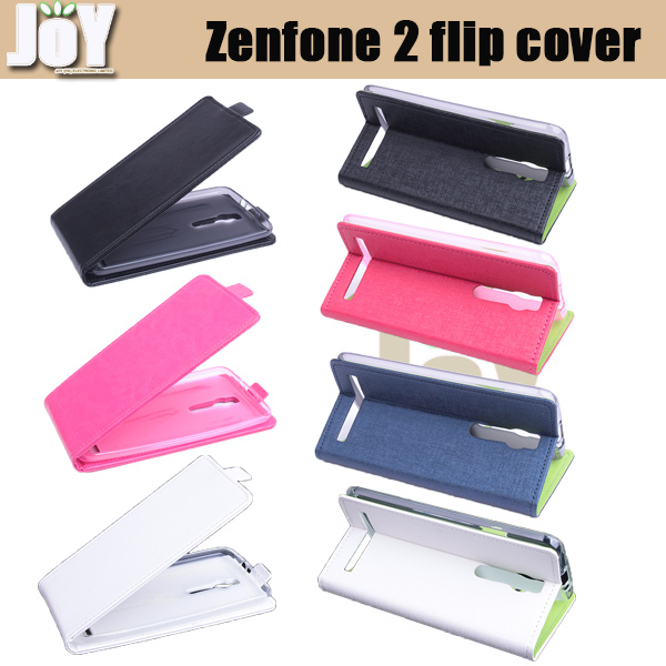 New 2015 Free shipping mobile phone bag PU leather ASUS Zenfone 2 Flip case cover mobile