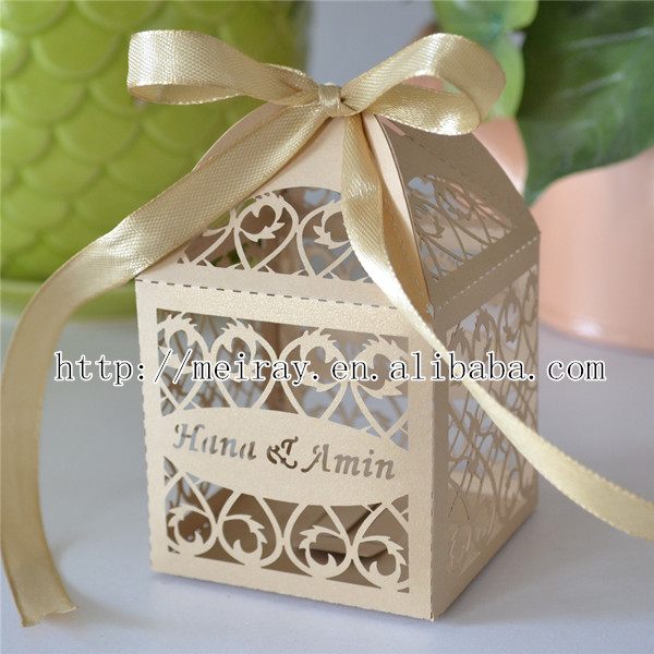 Indian wedding decoration laser cut wedding gifts for guests,champagne ...