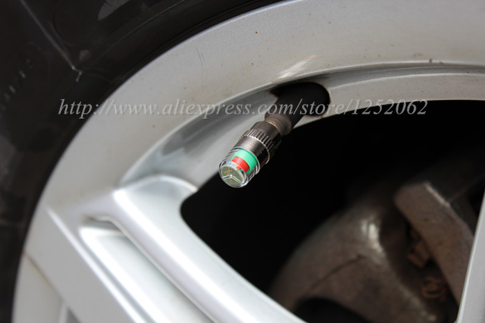 4pcs Lot 2 2 bar 32PSI tire pressure car tire Monitor pressure gauge Cap Sensor Indicator