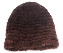 Genuine mink fur hat for women winter female skullies ear protector 2015 top high quality keep