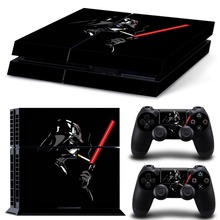 Star Wars Darth Vader Smoking Vinyl Decal PS4 Skin Stickers Wrap for PlayStation 4 Console and 2 Controllers Decorative Skins