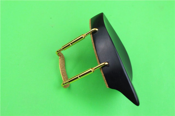 Description Picture 4 of item1 pcs Natural Ebony Violin Chin rest + Golden Screw 4/4,  Violin parts accessories