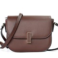 2017 New Genuine Leather Women Cross Body Shoulder Bag Retro Minimalist Small Flap Bag Purse