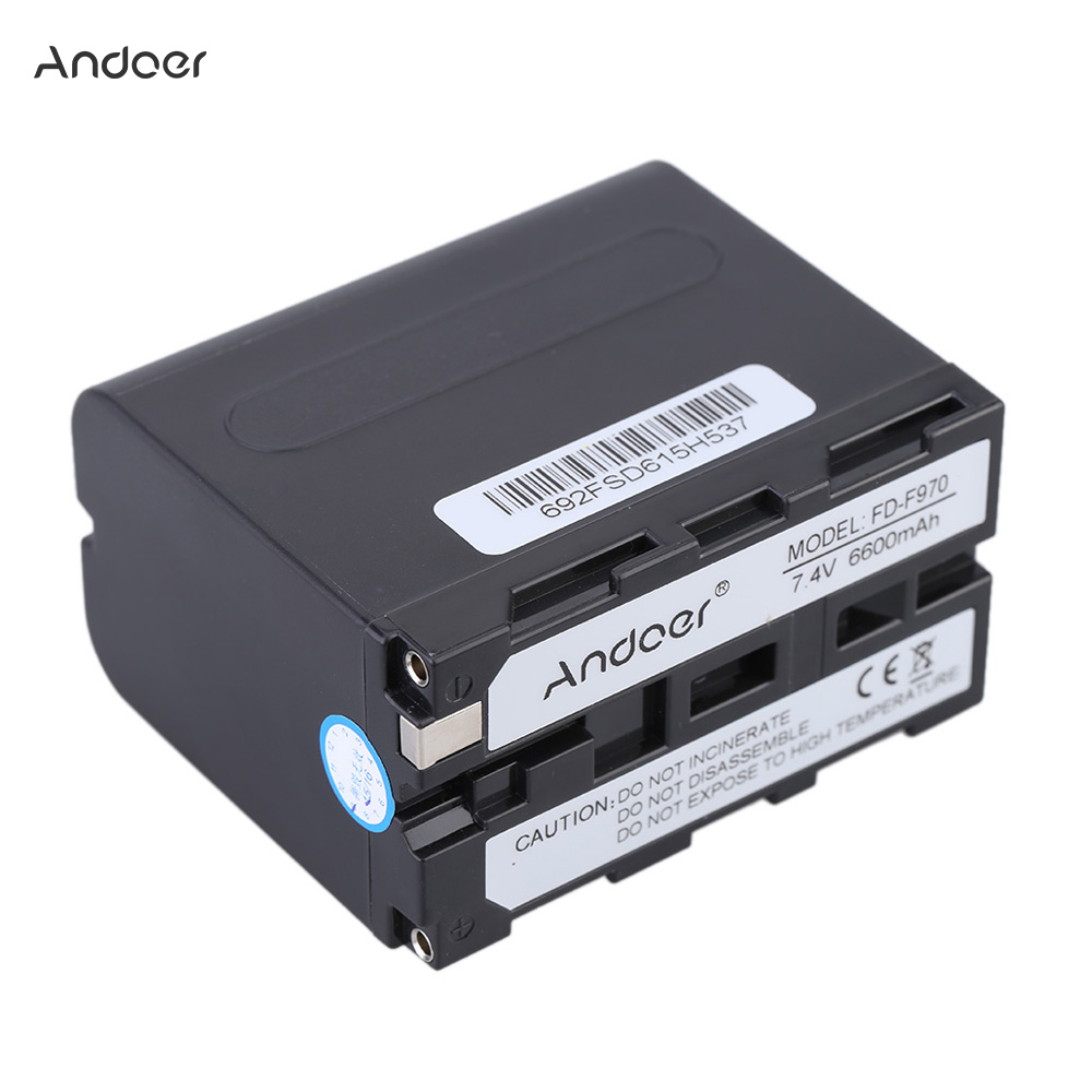 Andoer FD-F970   -    . .  6600   Sony HDV-FXIE/HVR-Z1C/DSR-PD190P  . .