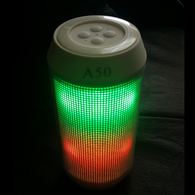 A50 Portable LED Light Wireless Speaker Bluetooth Speaker Outdoor Sport Mini Bluetooth Receiver for iPhone Samsung Tablet PC A50 Portable LED Light Wireless Speaker Bluetooth Speaker Outdoor Sport Mini Bluetooth Receiver for iPhone Samsung Tablet PC