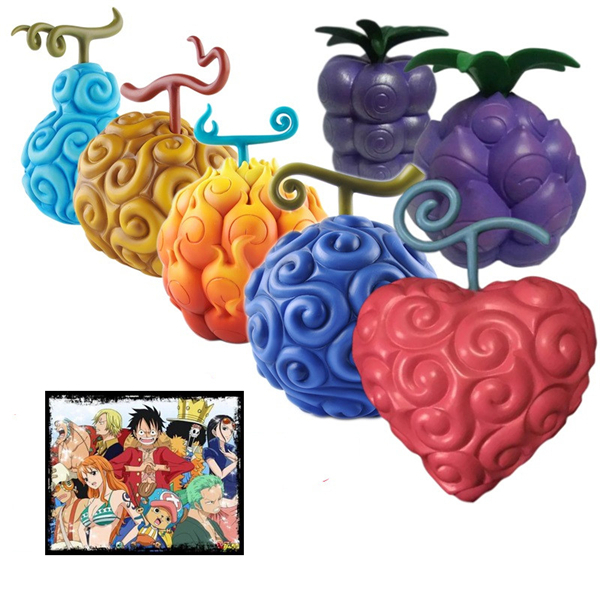 Anime One Piece Fruit du démon Luffy / Ace / Trafalgar Law PVC figure, One Piece Action Figure