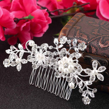Wedding Bridal Pearl Hair Pins Flower Crystal Hair Clips Bridesmaid Jewelry wedding bridal accessories hair jewelry