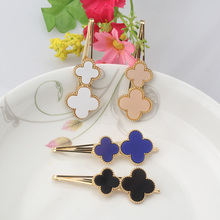 2016 New Arrival Girl Cross Hair Accessories Hairpins Flower Hair Ornaments Sweet Floral Metal Hairpins Women Fashion Headbands