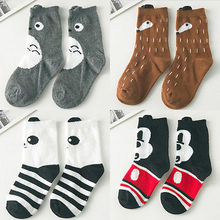 1pair Baby Boy Girl Fox Totoro Cotton Ankle Socks Short Hosiery Kids Socks 1 10Y