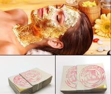 100PCS Gold Foil Mask Sheets Spa 24K Gold Face Mask Sheet Thailand Beauty Salon Equipment Anti-Wrinkle Lift FaceBeauty Care