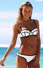 Sexy Women s Bikini Set Bandeau Triangle Push Up Bra Swimsuit Beachwear S M L