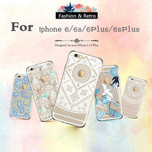Fashion Retro Mobile Phone Shell Originality Totem Case for iPhone 6S Plus 6S Protective Sleeve For iPhone 6 6Plus Gel Skin Hood