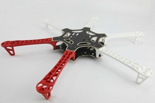F550 6-Axis Multi-rotor Hexacopter Frame Airframe Kit Integrated PCB Wiring