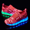 Girls light up led luminous kids shoes color glowing casual fashion boy with new simulation sole
