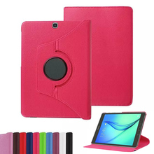 360 Degree Rotating Leather Cover For Samsung GALAXY Tab S2 T810 Cases T815 9.7inch with Stand Holster Protect Shell Tablet Case
