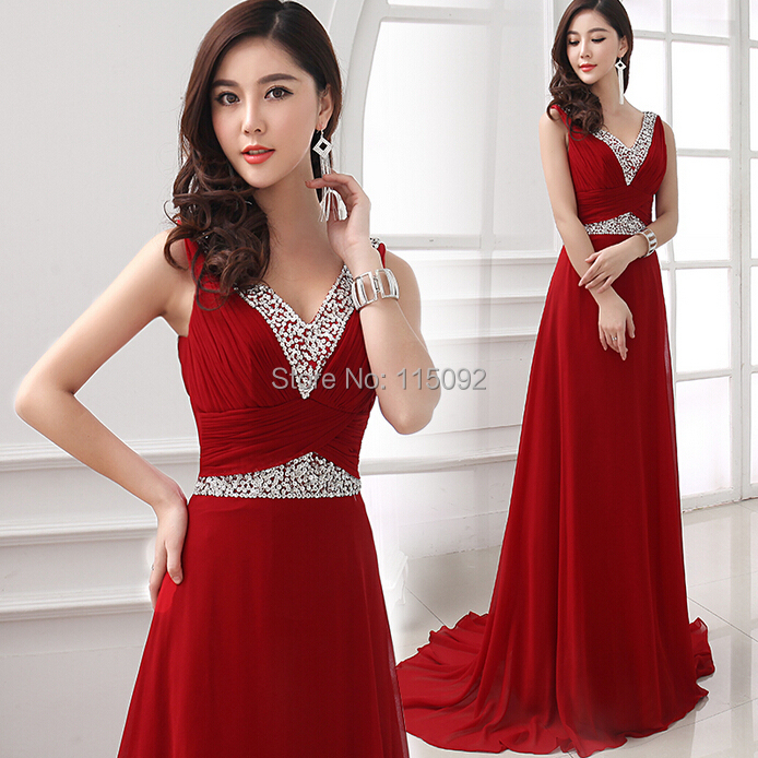 big-red-carpet-dresses-for-sale-women-bridesmaid-new-arrival-burgundy ...